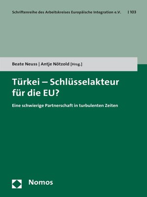 cover image of Türkei--Schlüsselakteur für die EU?